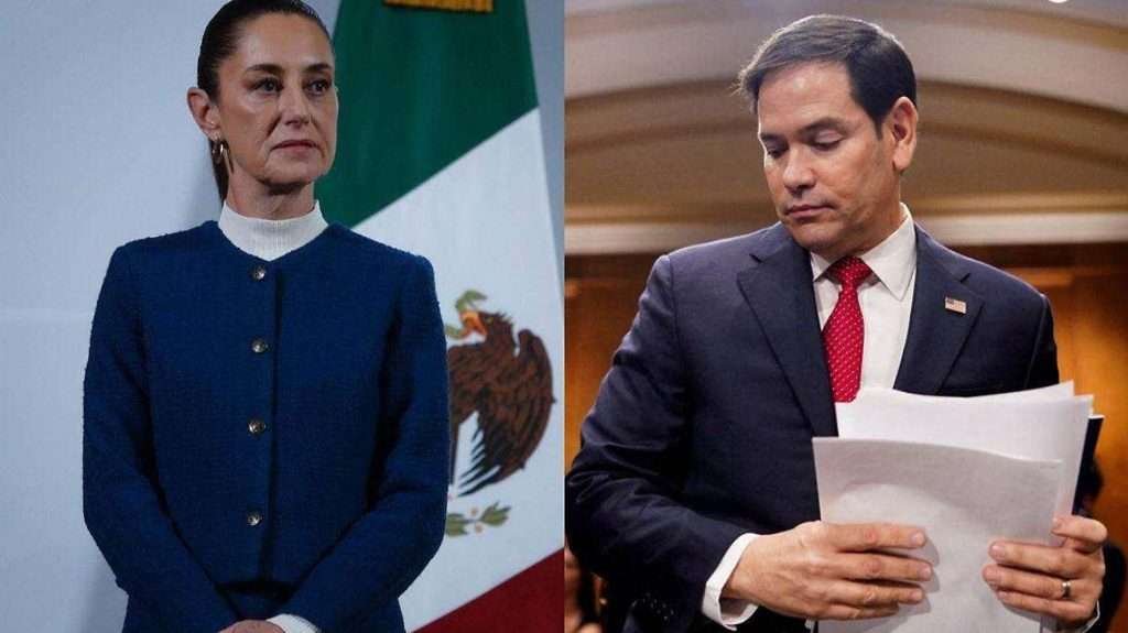 Sheinbaum envía a su Gabinete de Seguridad a EU para reunirse con Marco Rubio