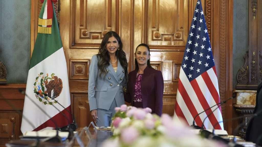Kristi Noem en México: Seguridad y migración en Reunión con Sheinbaum