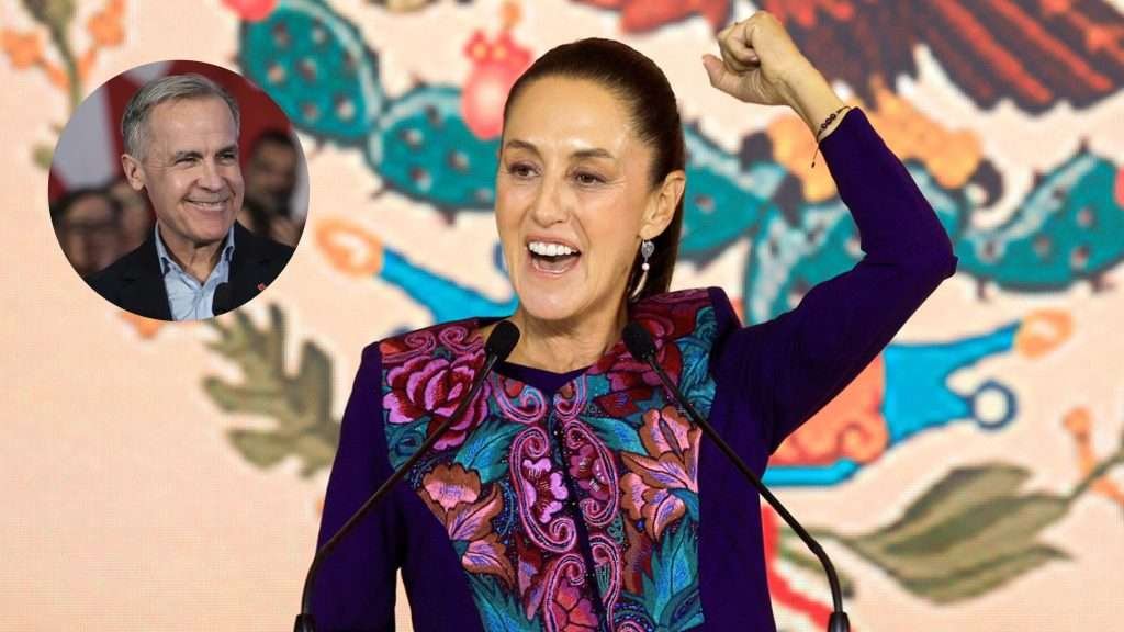 Sheinbaum felicita a Mark Carney y prevé una sólida relación México-Canadá