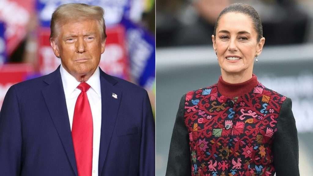 Trump elogia a Claudia Sheinbaum por seguridad fronteriza