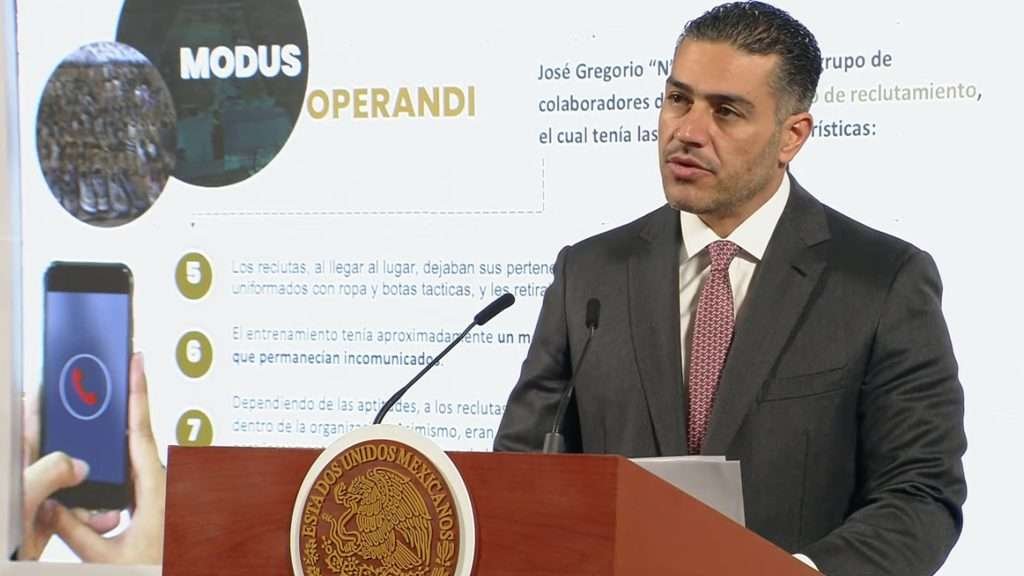 Harfuch explica modus operandi de reclutadores del Rancho Izaguirre