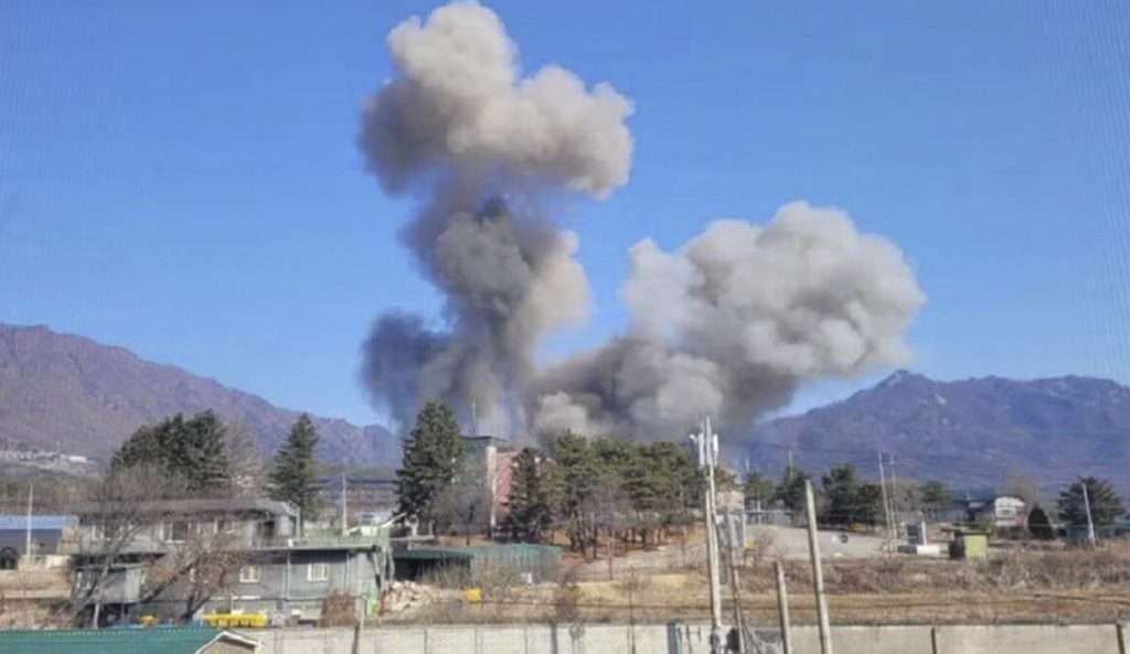 Error militar en Corea del Sur: misil impacta en viviendas y deja heridos graves