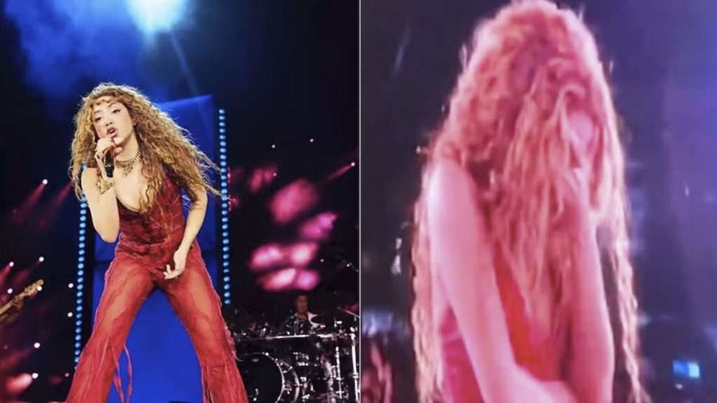 Shakira rompe en llanto en su concierto en México