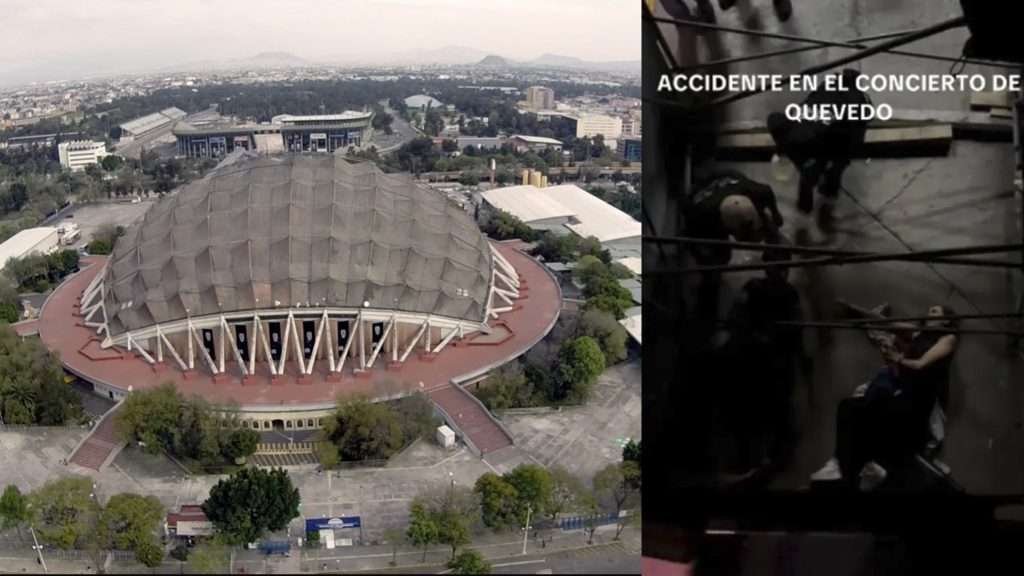 Accidente durante concierto de Quevedo en el Palacio de los Deportes