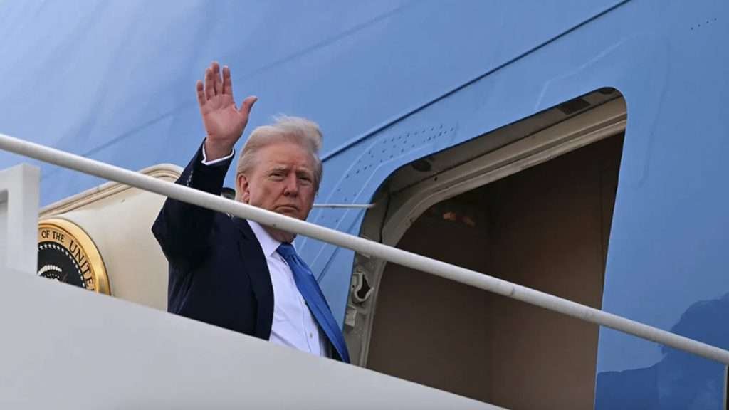 Donald Trump llega a Roma para el funeral del Papa Francisco