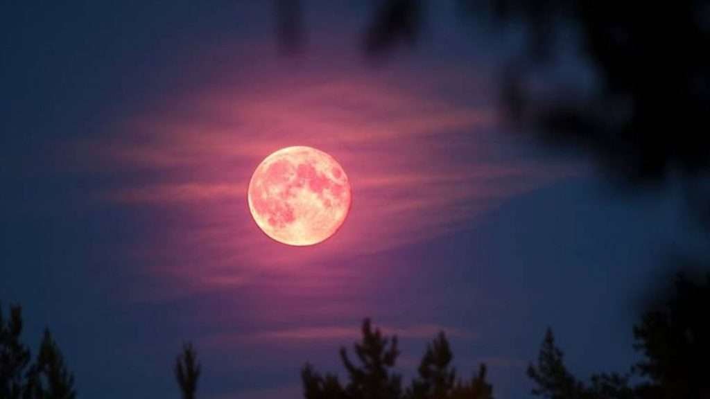 Luna Rosa 2025: el fenómeno astronómico que no te puedes ver