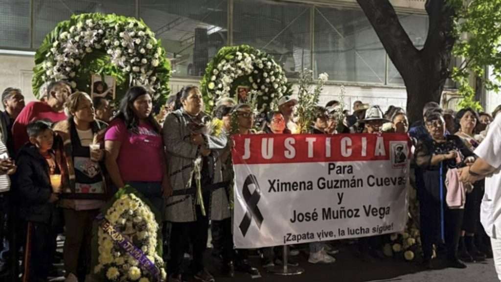 Clara Brugada asiste a velorio de sus colaboradores