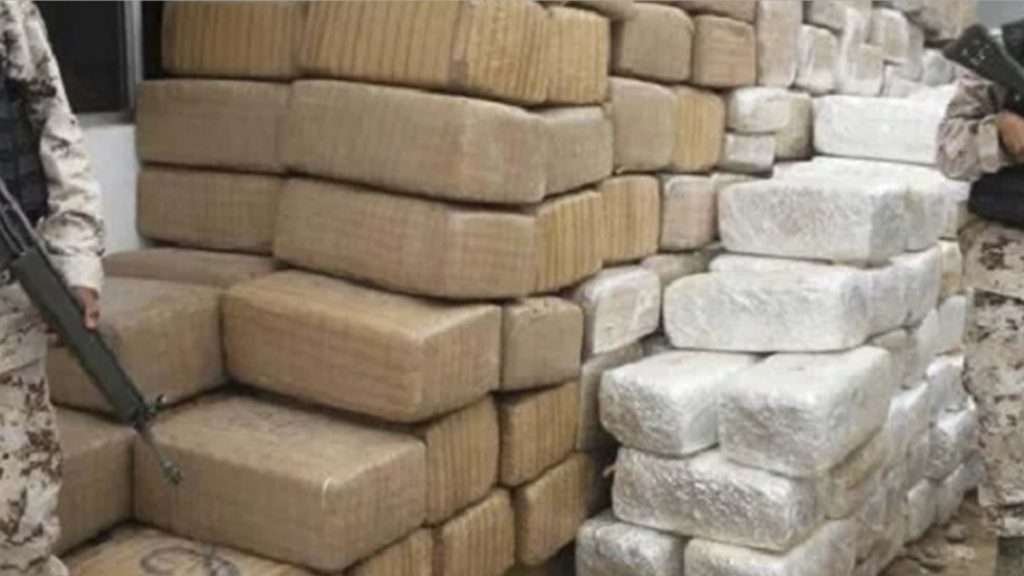 Decomisan drogas y armas por casi 3 mil millones de pesos