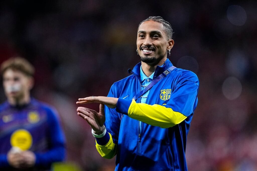 Raphinha Barcelona Champions arbitraje