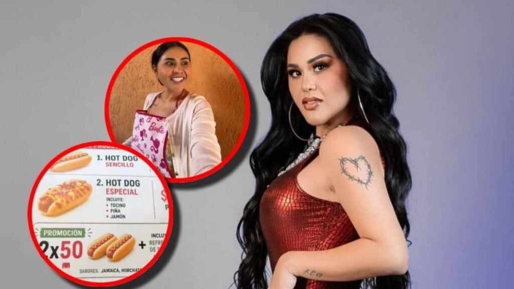 Gomita vendiendo hot dogs