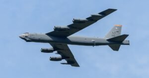 accidente bombardero B-52 California
