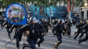 Celebración PSG Champions League detenciones