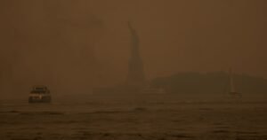 Calidad del aire Nueva York incendios