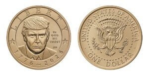 Moneda conmemorativa Trump