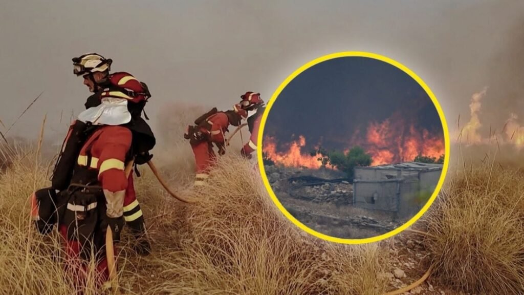 Incendio forestal Andalucía