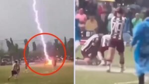futbolista muere por rayo
