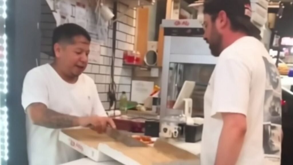empleado mexicano pizzería Estados Unidos