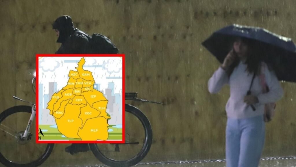 Alerta amarilla CDMX lluvias