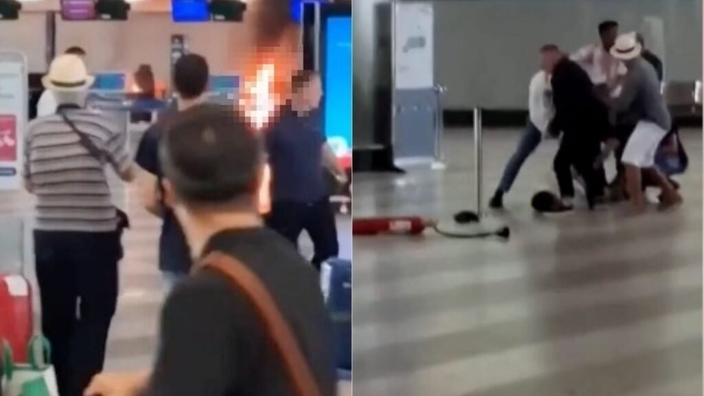 Extranjero incendia aeropuerto Milán