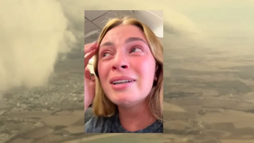 Avión cae en picada tormenta
