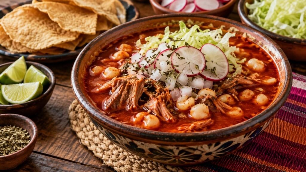 Salsa para pozole rojo