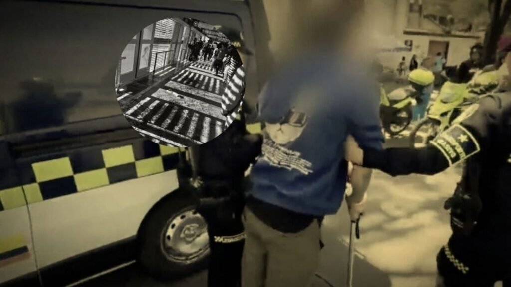 Pelea vendedores ambulantes Bogotá
