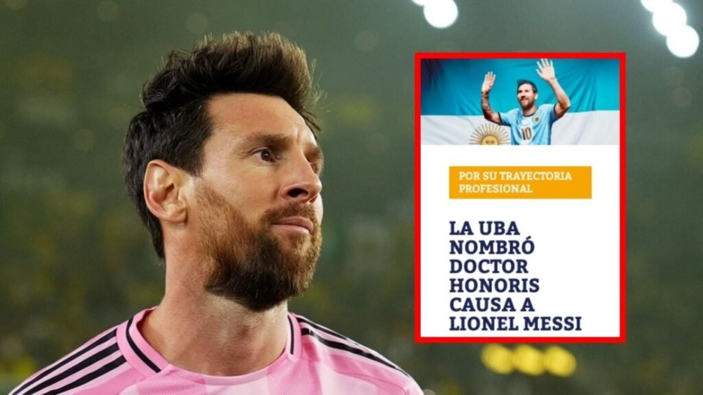 Lionel Messi doctor honoris causa