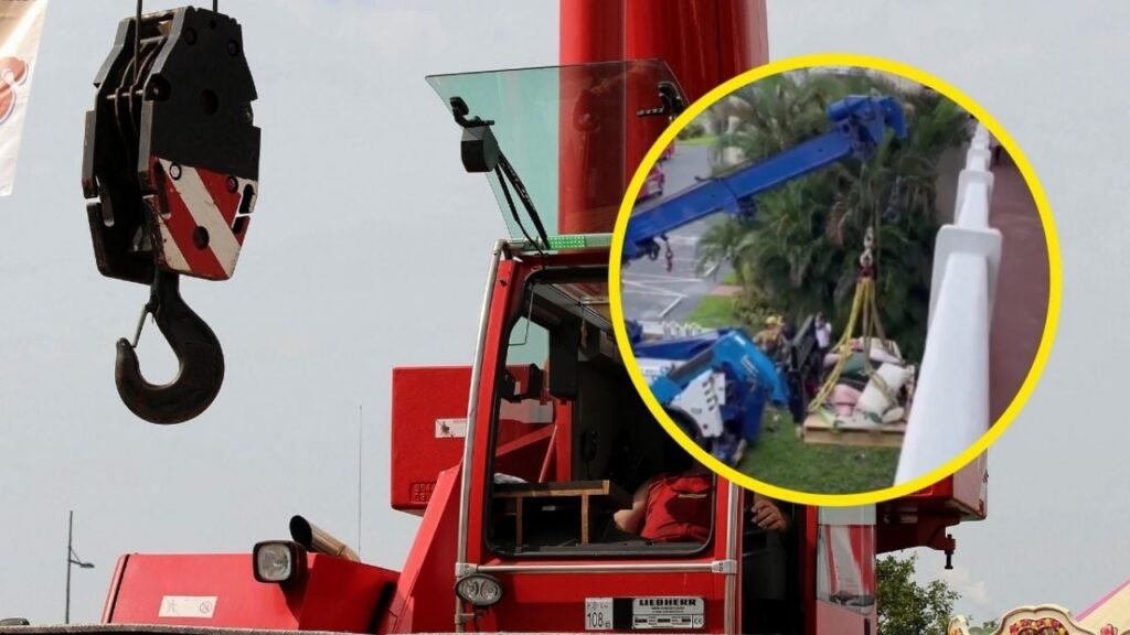 Rescate hombre obesidad grúa Florida