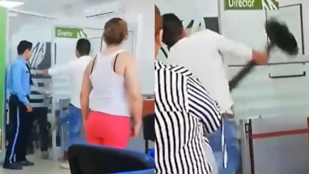 Escándalo infidelidad banco viral