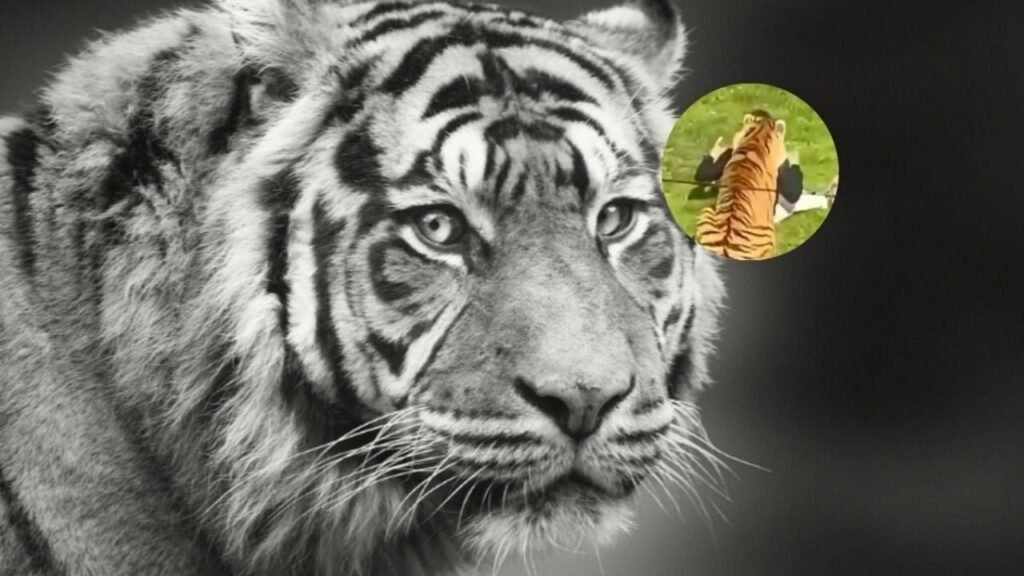 Ataque de tigre en zoológico