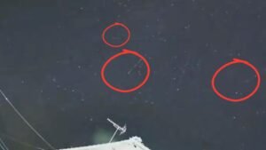 Luces misteriosas en el cielo