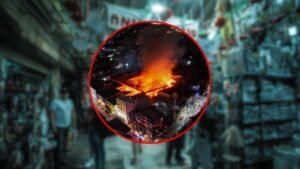 Incendio en mercado de Filipinas