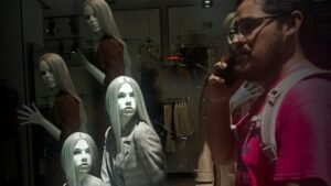 maniquíes se mueven