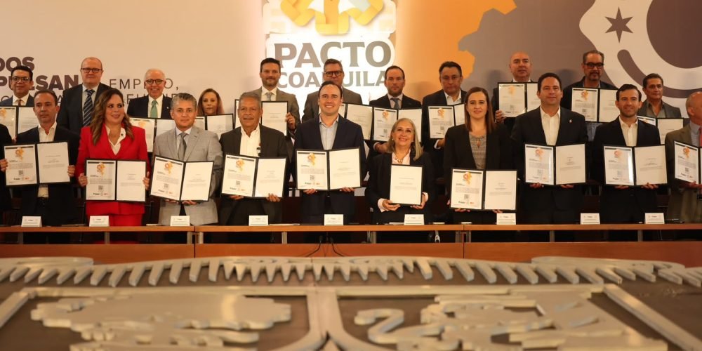001 LA ESTABILIDAD LABORAL DE COAHUILA LA CONSTRUIMOS EN EQUIPO TODOS LOS DÍAS- MANOLO