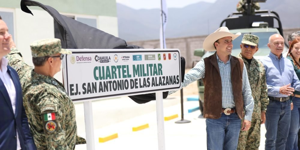 002 LLEVAMOS 18 CUARTELES NUEVOS PARA BLINDAR COAHUILA- MANOLO