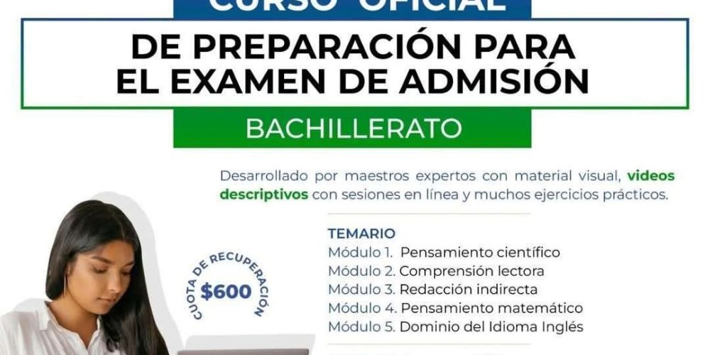 1 Curso de Preparación para Examen de Admisión FCFM