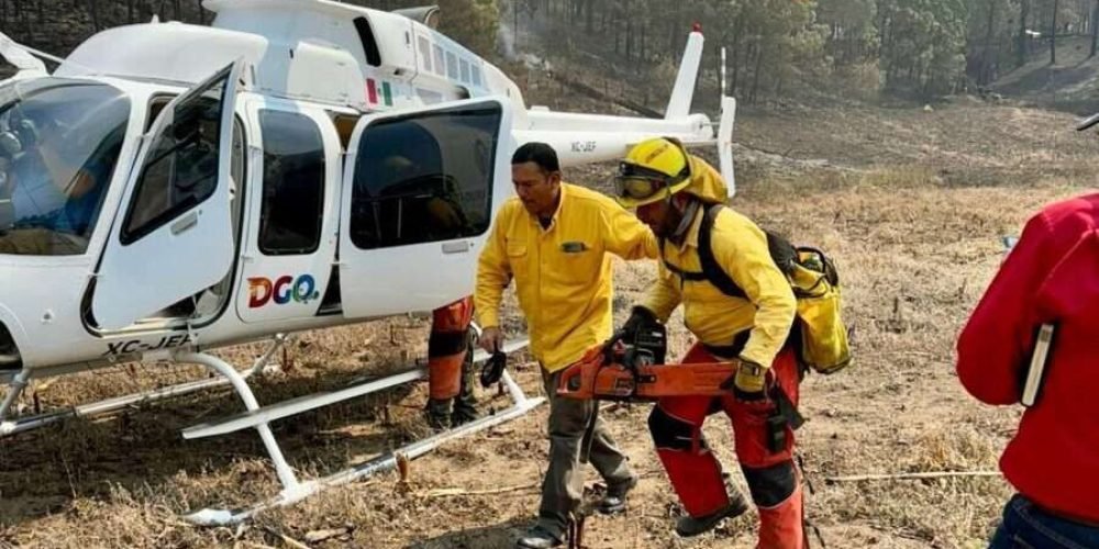 Agradece alcalde de San Dimas pronta reacción de Gobierno del Estado y Federación para sofocar rápidamente incendios