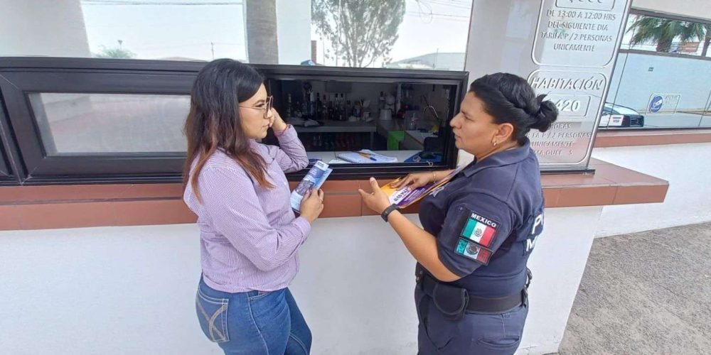 Agrupamiento Violeta protege la integridad y bienestar de las mujeres en Gómez Palacio