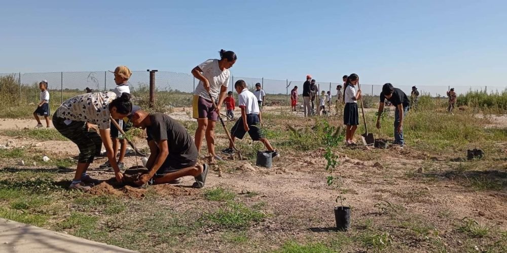 Arranca, con participación de padres de familia y alumnos, el programa “Escuela verde”