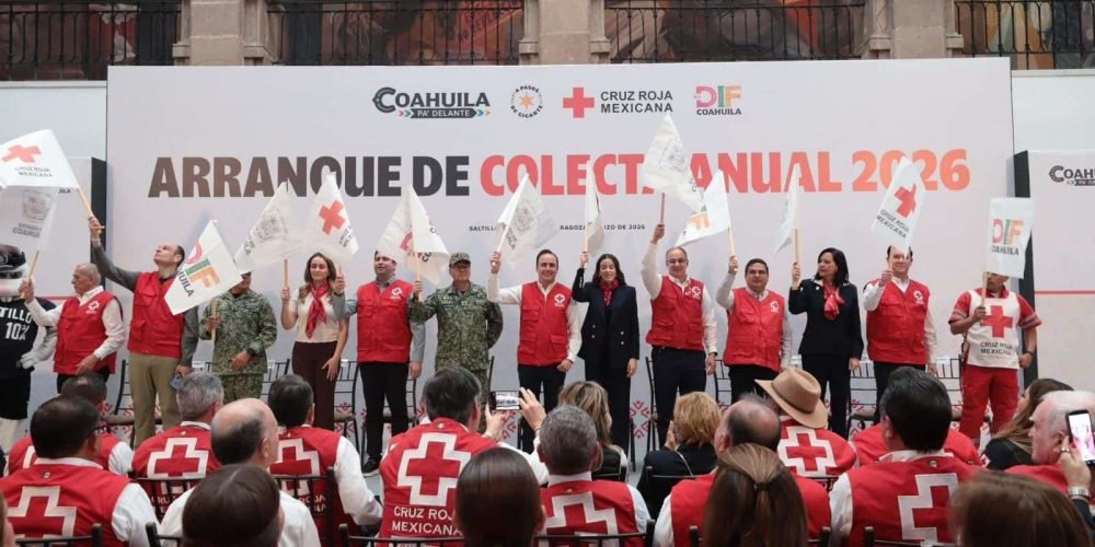 Arrancamos en Coahuila la Colecta Anual de la Cruz Roja Manolo