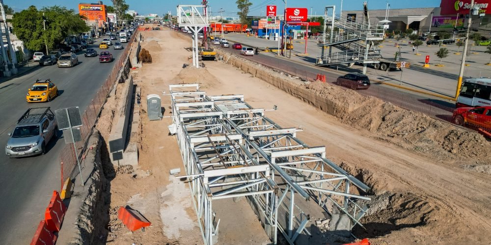 Avanza construcción del Sistema Vial Oriente, sobre bulevar Revolución