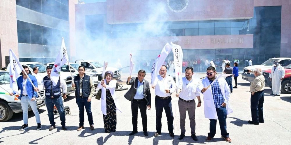 Ayuntamiento de Gómez Palacio en conjunto con el Gobierno del Estado ponen en marcha campaña de fumigación contra el dengue