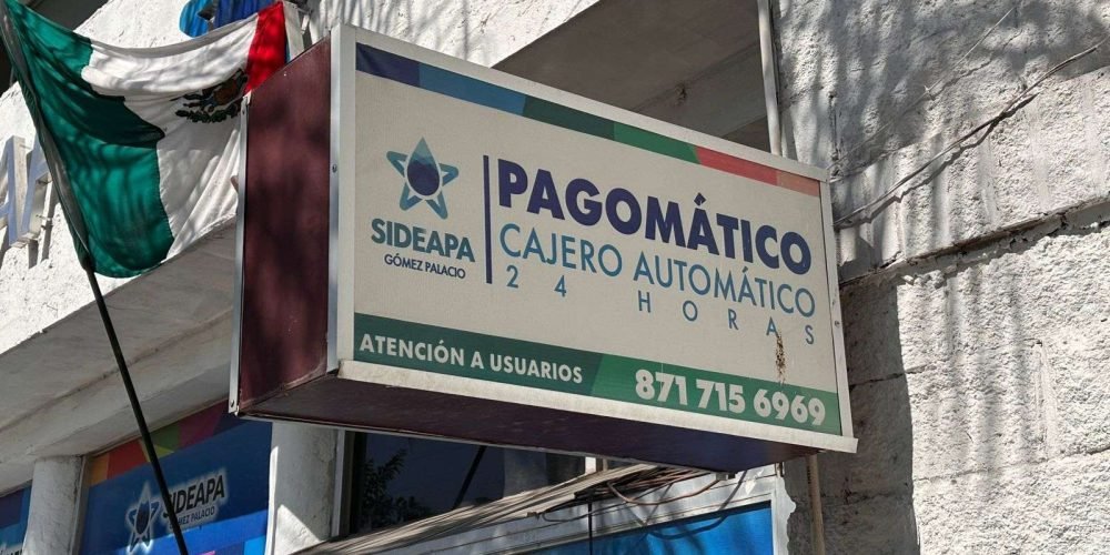 Ayuntamiento de Gómez Palacio facilita el pago de servicios de agua con cajero automático 247