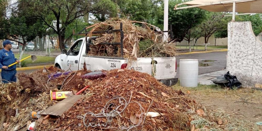 Ayuntamiento de Gómez Palacio mejora espacios públicos en la colonia Veredas de Santa Rita