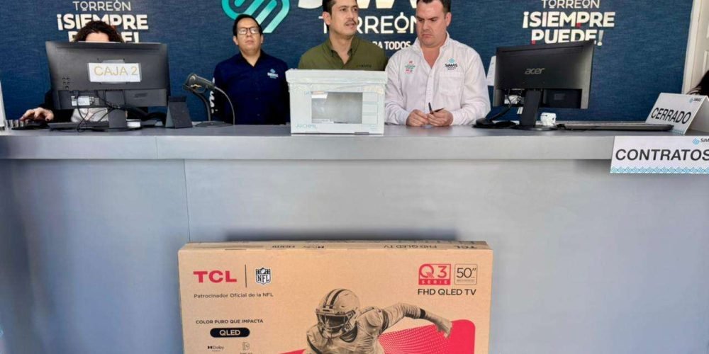 Con el obsequio de 5 últimas pantallas SIMAS Torreón cerró con gran éxito el Buen Fin