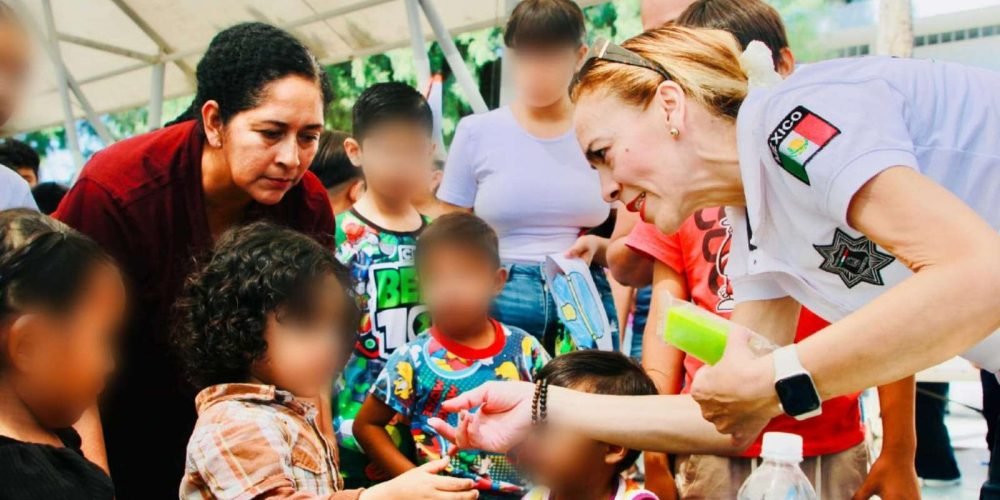 Conmemoran Día Internacional de la Educación Vial en el ejido La Concha
