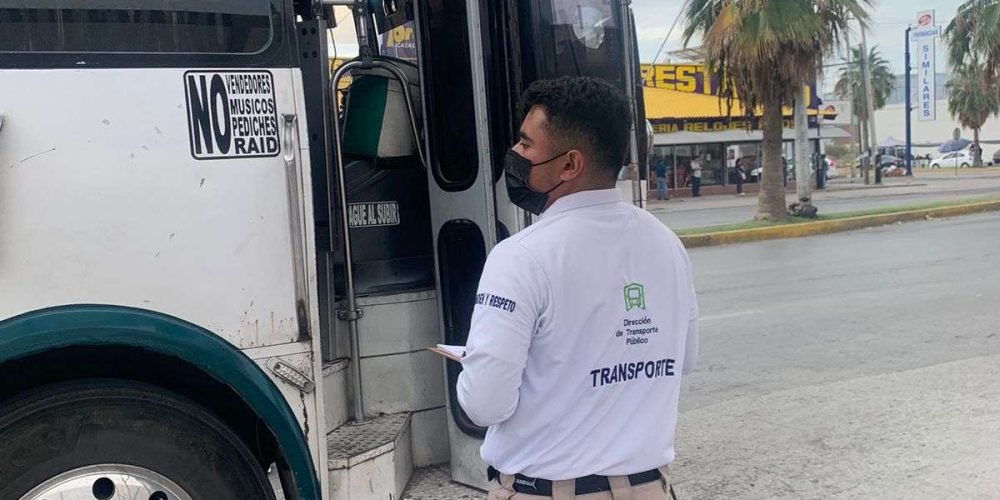 Continúan acciones de revisión al transporte público para un mejor servicio a los usuarios