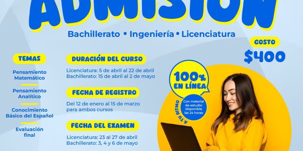 Curso para el Examen de Admisión en Línea