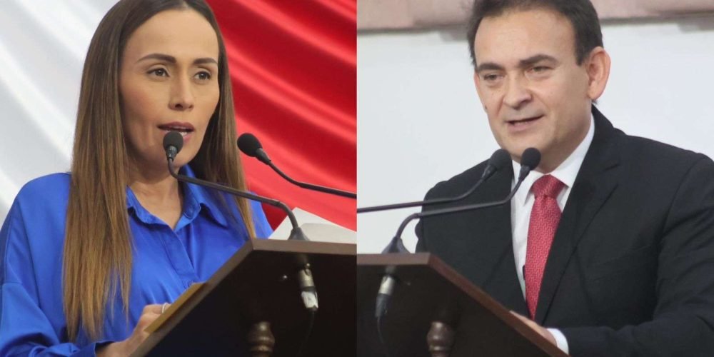 Foto. DIPUTADA OLIVIA MARTÍNEZ Y DIPUTADO ÁLVARO MOREIRA