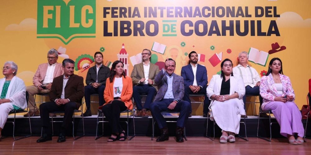 INAUGURA MANOLO JIMENEZ LA FERIA INTERNACIONAL DEL LIBRO COAHUILA 2024 LEER ES DE GIGANTES